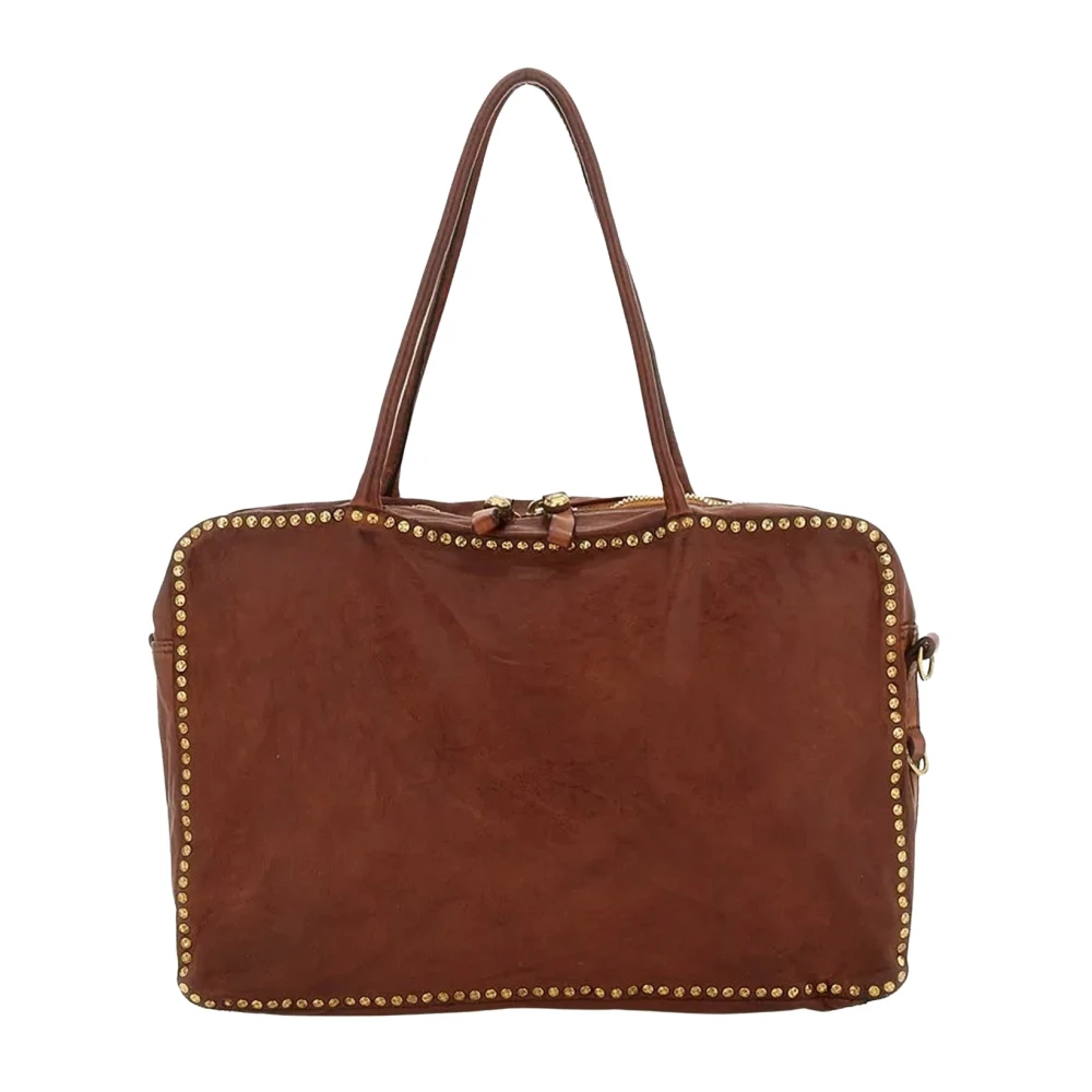 Campomaggi Women's Brown Simona Shoulder Bag - Shoulder Bags - One Size - Bags