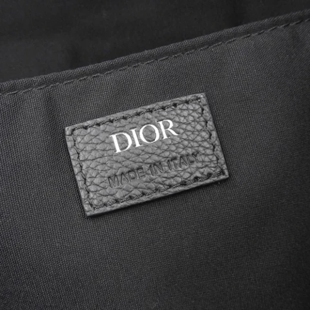 Dior Vintage Pre-owned Leather backpacks Black Dames
