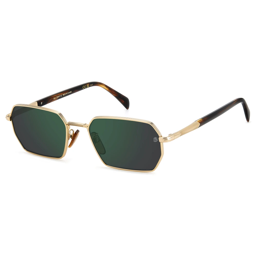 Eyewear By David Beckham Men's Yellow Vintage Sunglasses Timeless Icon Collection