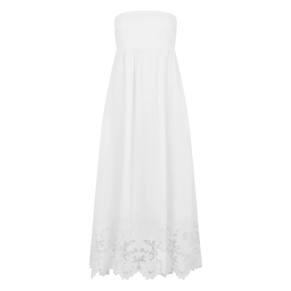 Max Mara Studio Damen Weiß Kleider, Xsgröße: