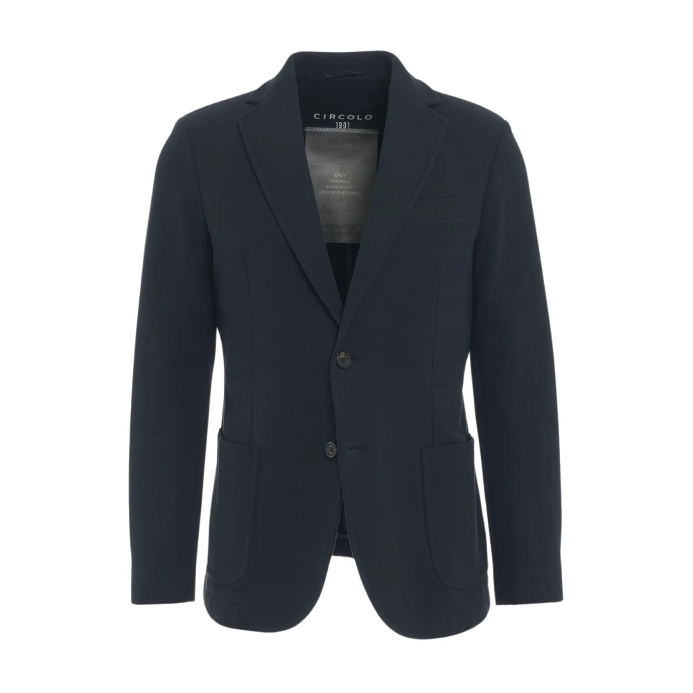 Circolo 1901 Blå Blazer Aw24 Herrmode Blue, Herr