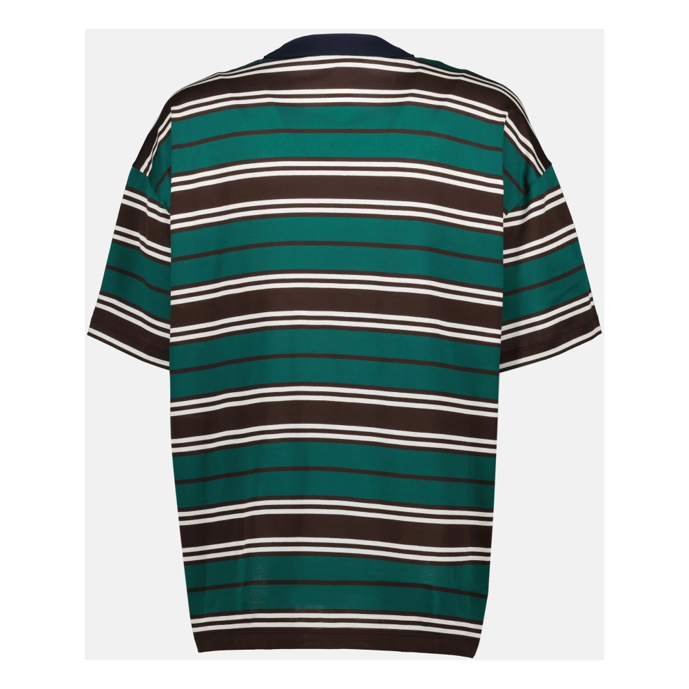 Prada Gestreept Casual T-shirt Lente-Zomer 2025 Multicolor Dames
