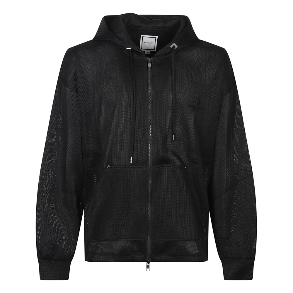 Wooyoungmi Svart Zip-Up Hoodie