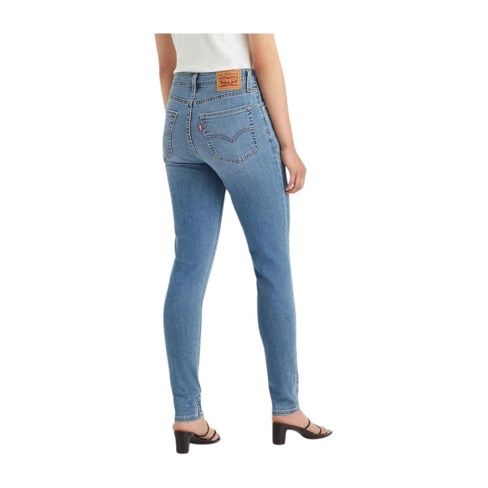 Levi's High Rise Skinny Jeans Blue Dames