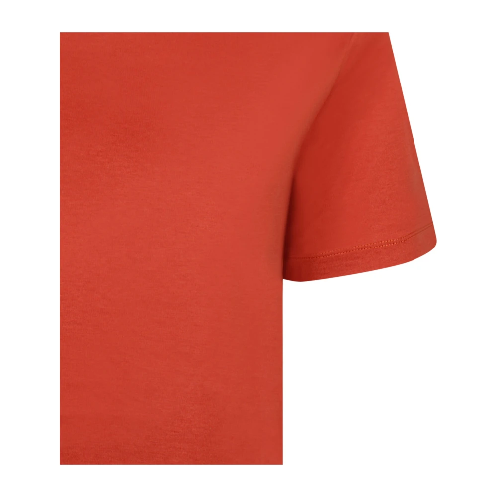 Max Mara Oranje T-shirt met letterprint Orange Dames