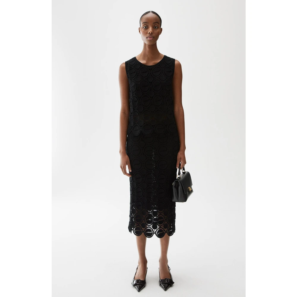Busnel Zwarte Pencil Rok Black Dames