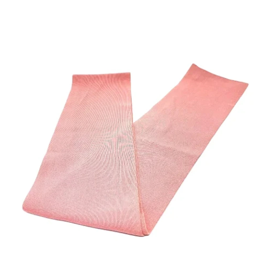 Chanel Vintage Pre-owned Fabric scarves Pink Dames