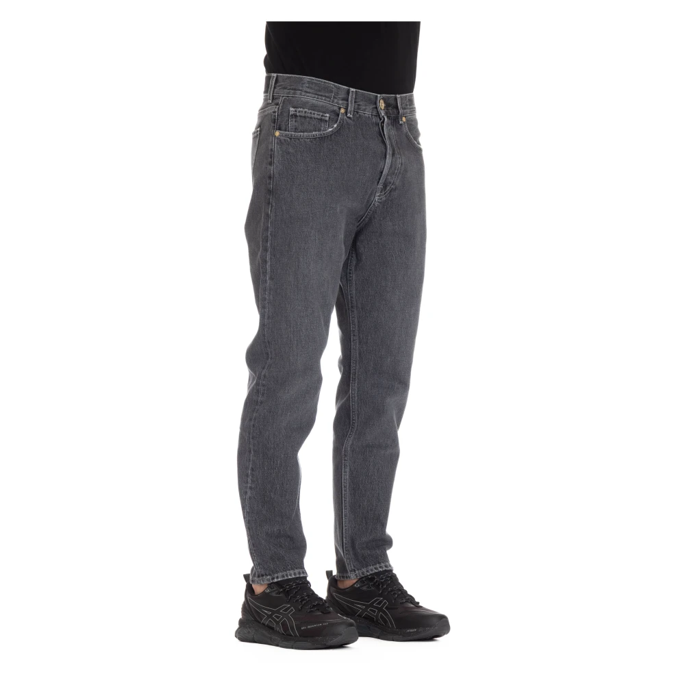 Eleventy Grijze Katoenen Jeans Gray Heren