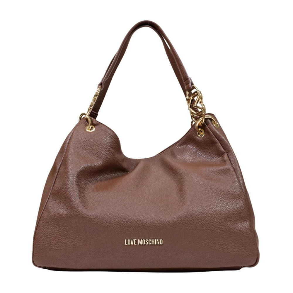 Love Moschino , Handbags, Female, Brown, One Size, Quilted Bag - Image 3