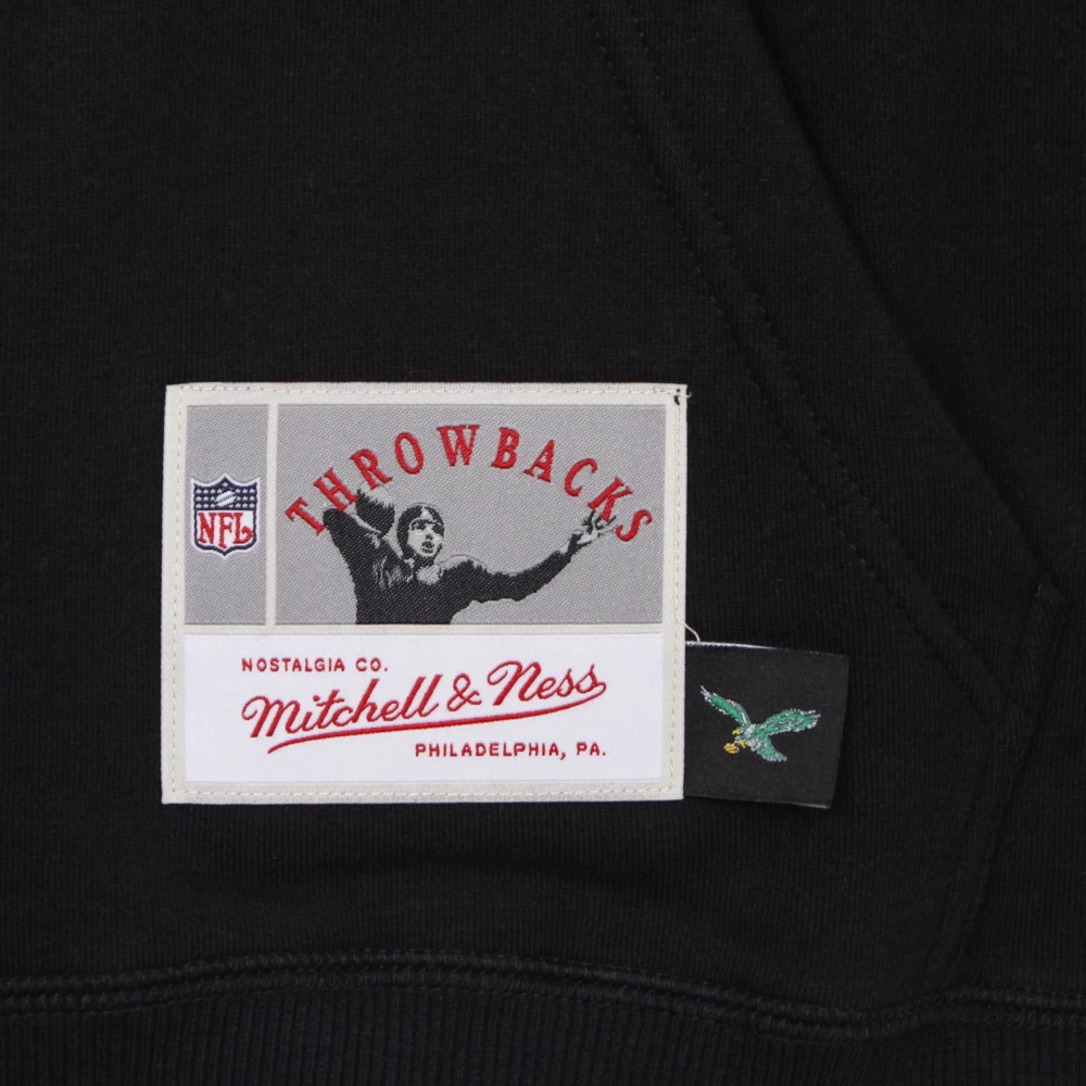 Mitchell & Ness NFL Big Face Hoodie Zwart Black Heren