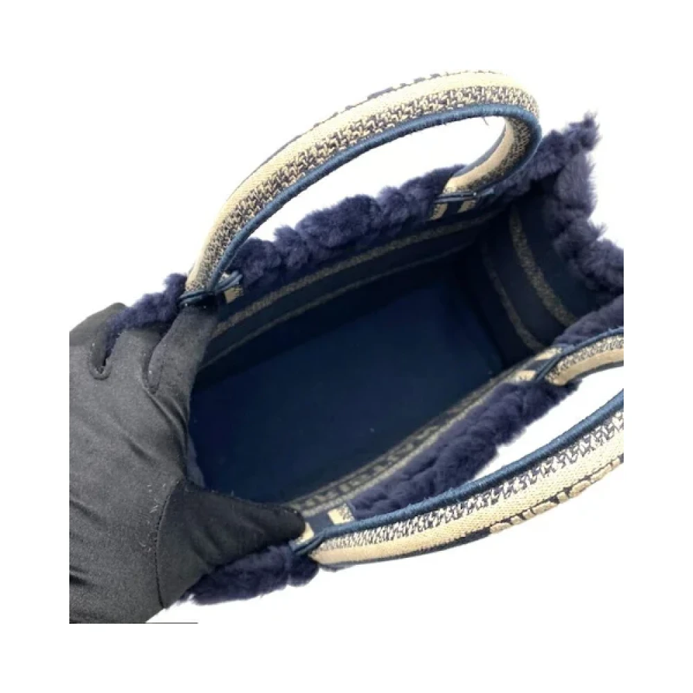 Dior Vintage Pre-owned Fur handbags Blue Dames