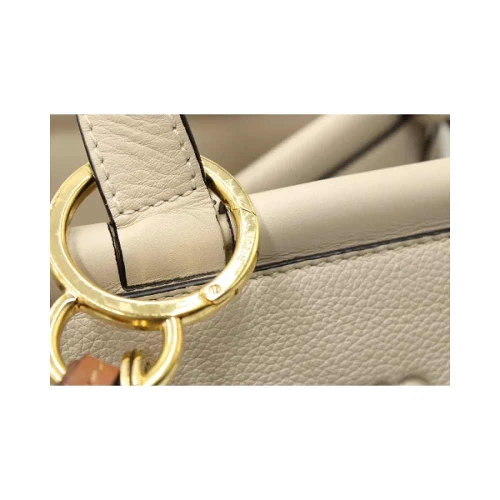 Loewe Pre-owned Leather shoulder-bags Beige Dames