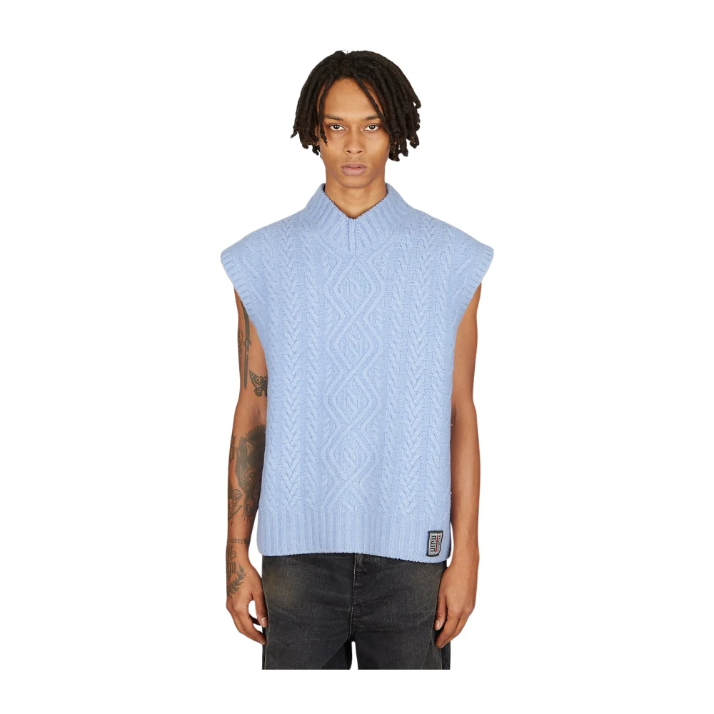 Martine Rose Hombre Chaleco De Punto De Cable Talla 14