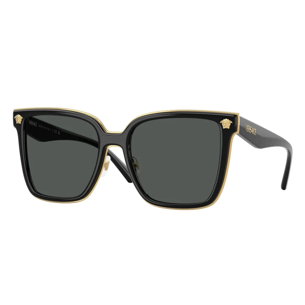 Versace Woman Sunglass VE2278D - Frame color: Black, Lens color: Dark Grey - Image 4