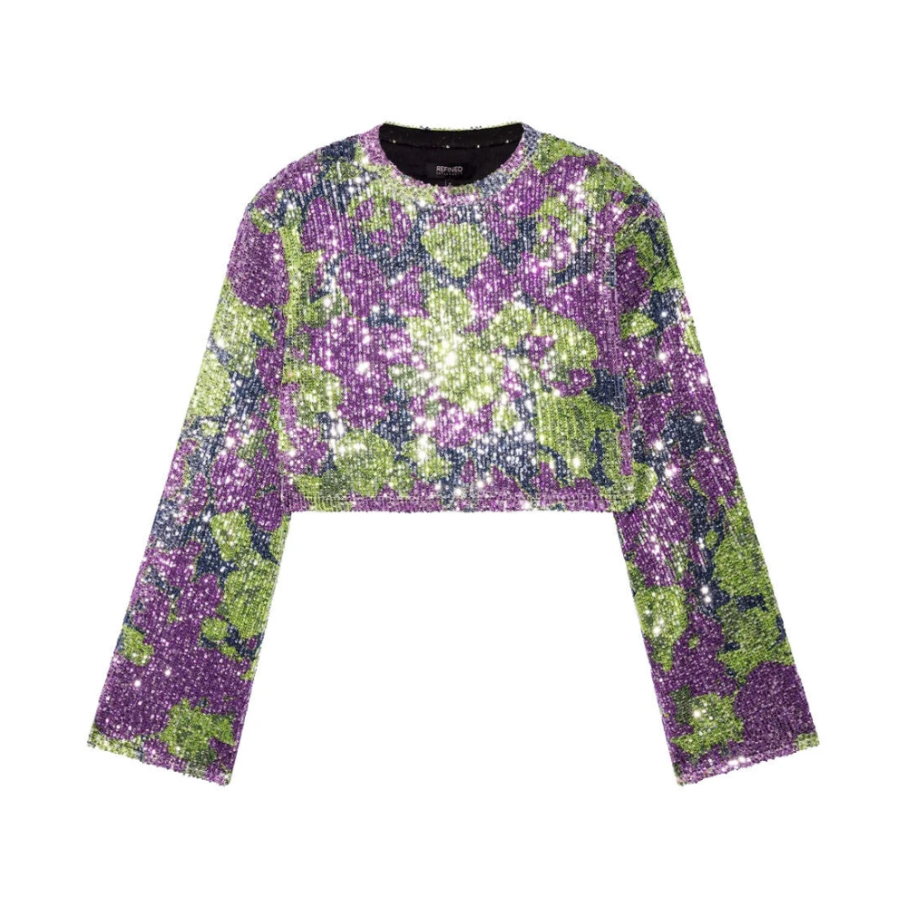 Refined Department Carina Longsleeve Top Multicolor Dames