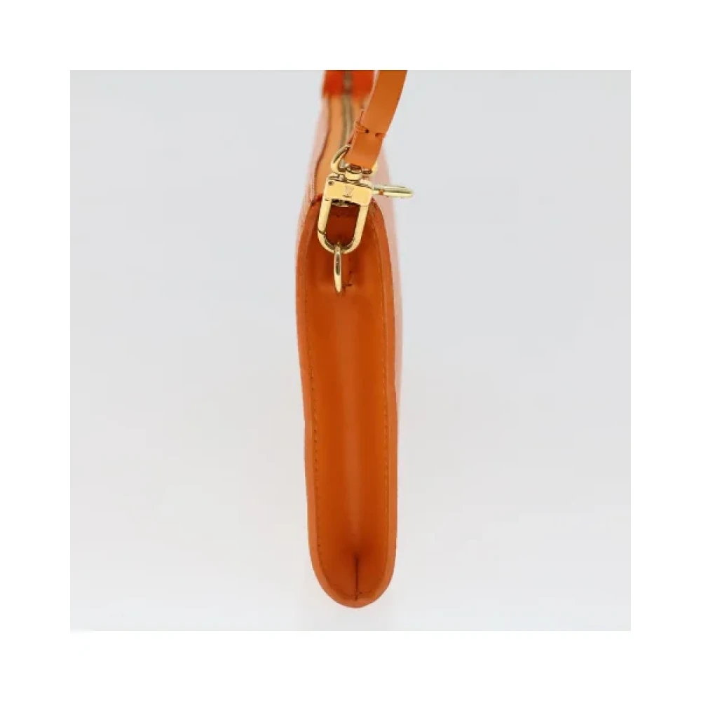 Louis Vuitton Vintage Tweedehands Oranje Epi Leren Accessoire Tas Orange Dames