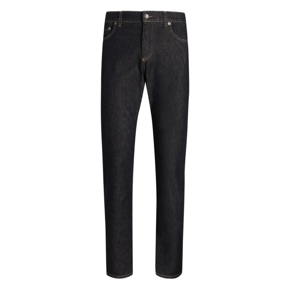 Dolce & Gabbana Men's Black Slim Fit Jeans, 3XL, Slim-Fit Jeans For