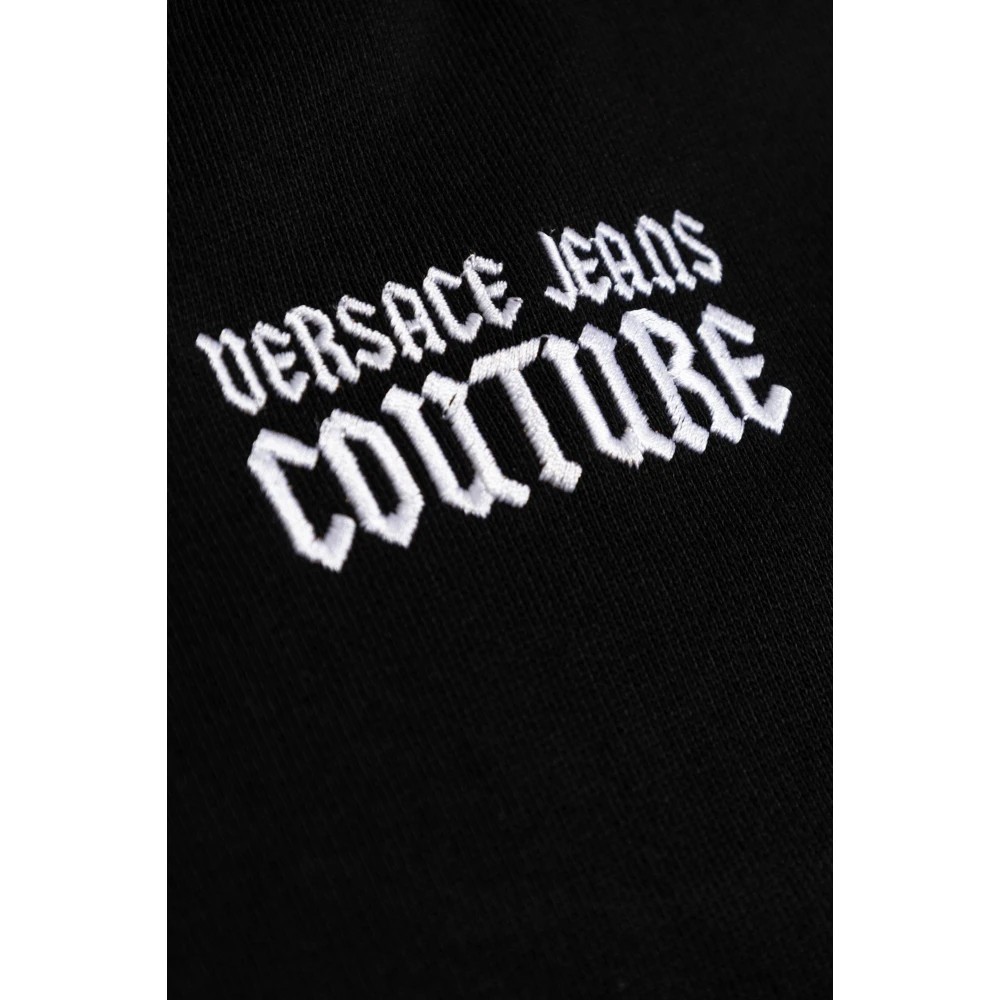 Versace Jeans Couture Sweatshirt met logo Black Dames