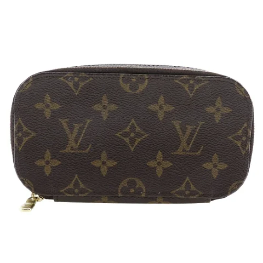 Louis Vuitton Vintage Pre-owned Canvas pouches Brown Dames