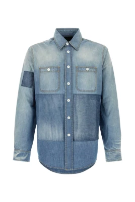 Patchwork Denim Shirt
