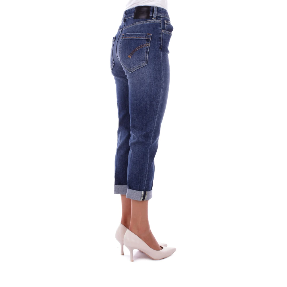 Dondup Denim Jeans met Logo Achterzak Blue Dames