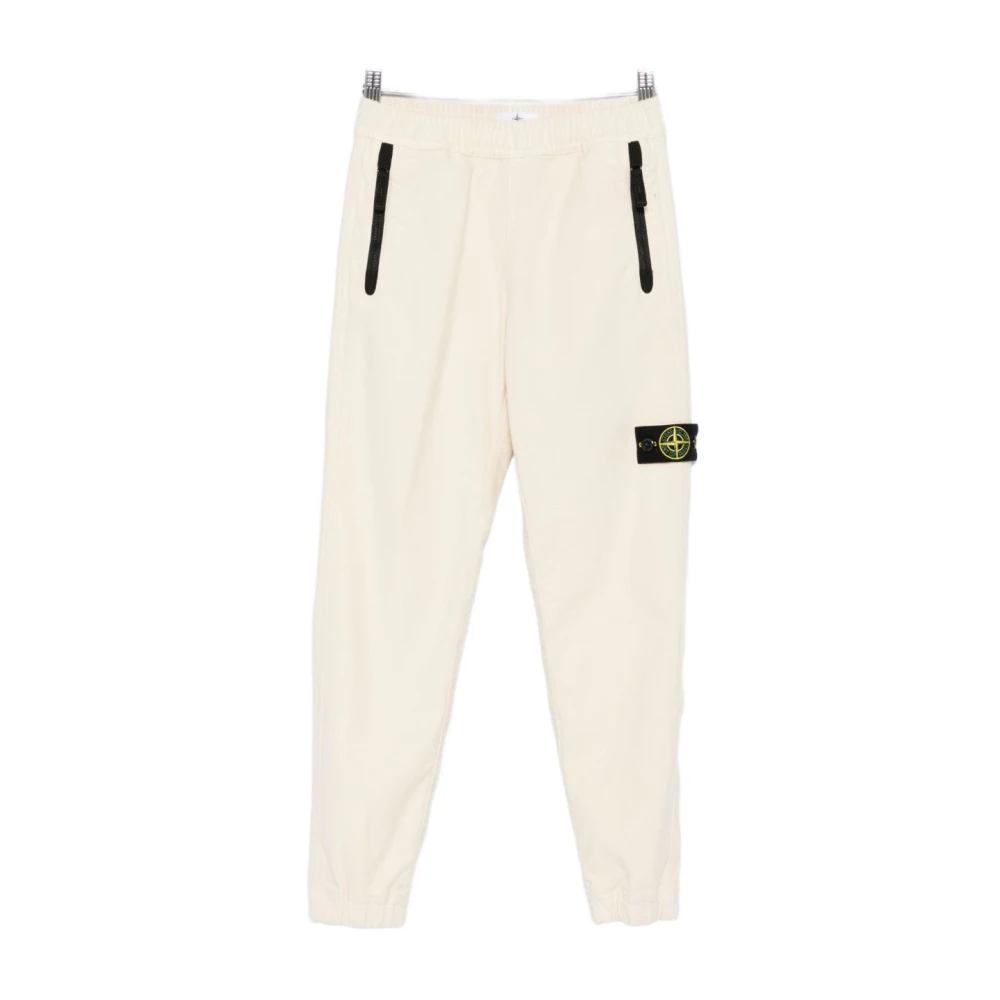 Stone Island Men's Ivory Casual Trousers