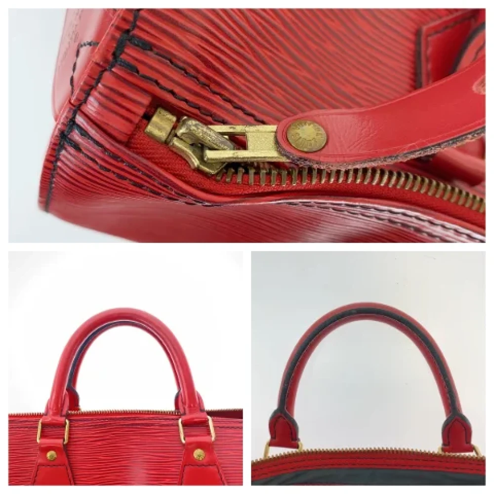 Louis Vuitton Vintage Pre-owned Leather handbags Red Dames