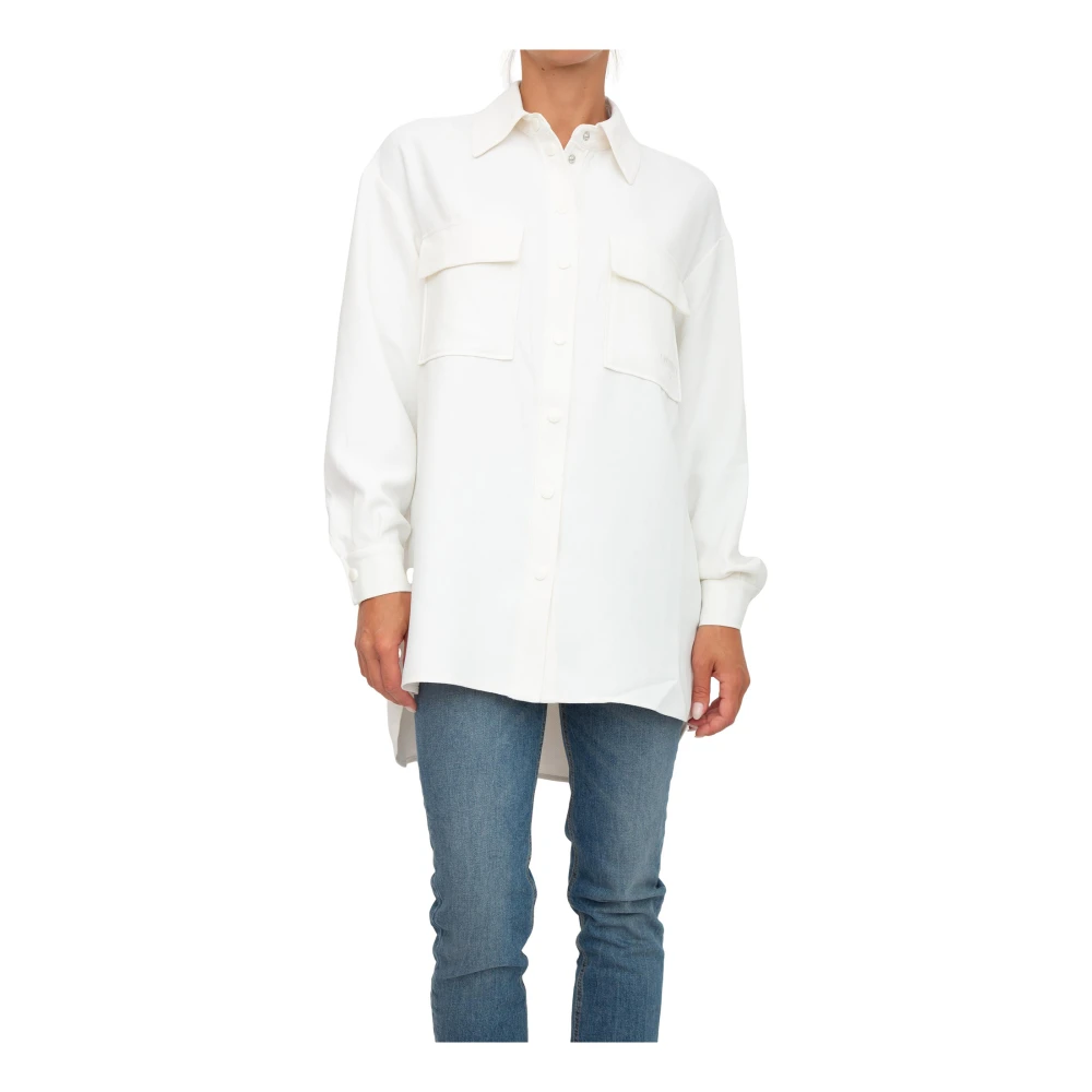 Twinset Women's White Shirt - Shirts - Xs - Blouses & Shirts