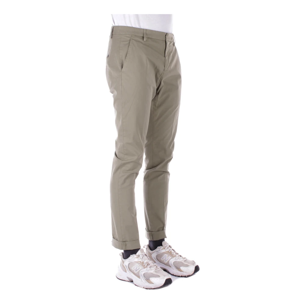 Dondup Groene Slim Fit Broek Green Heren