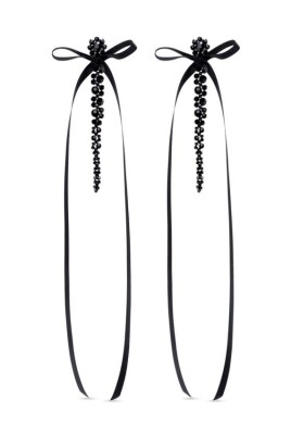 black-bow-design-crystal-earrings