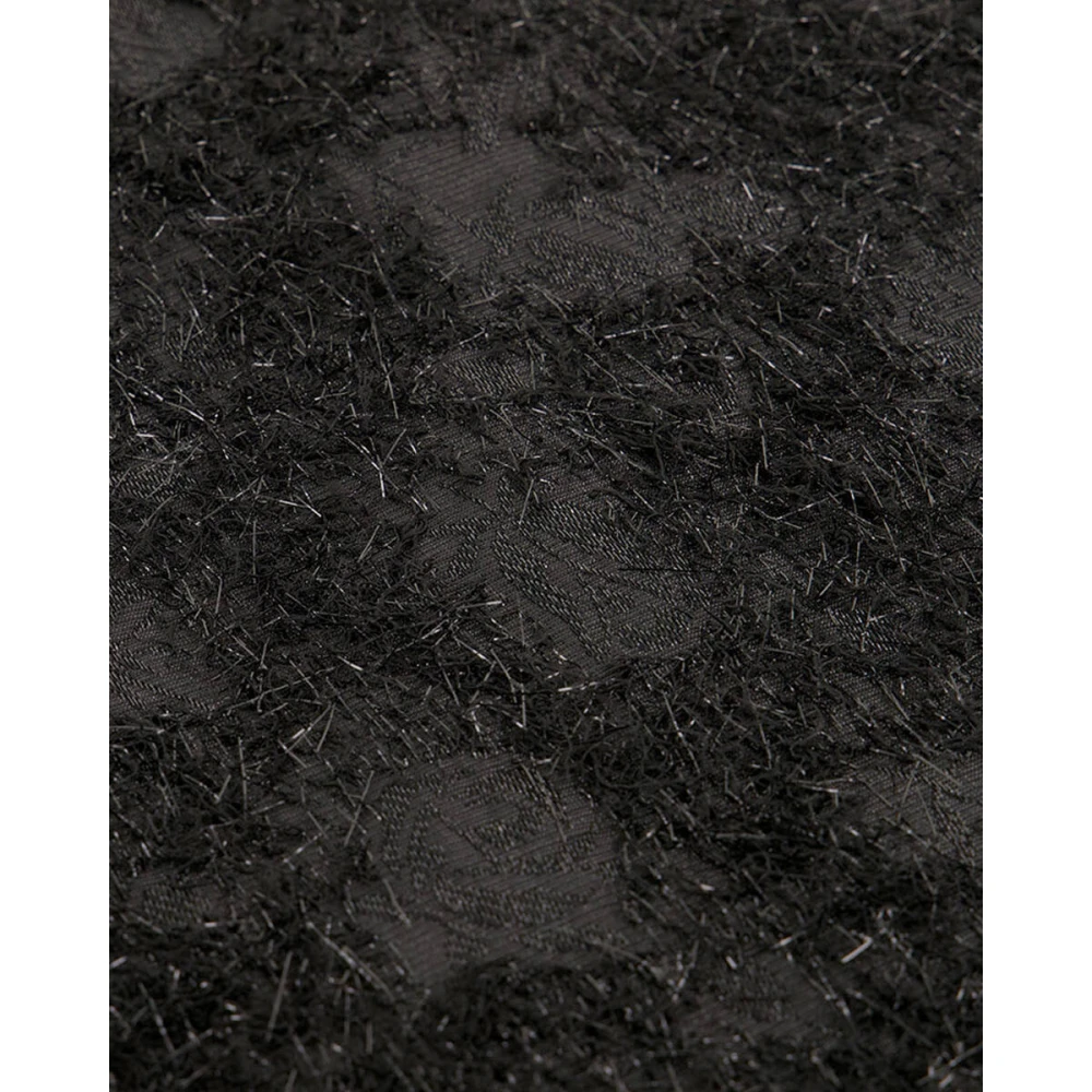 My Jewellery Jacquard Oversized Top Korte Mouw Black Dames
