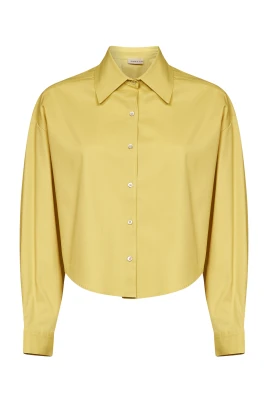 Cropped Button Shirt