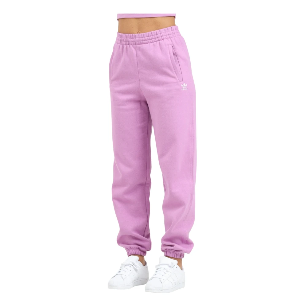 Adidas Originals Essentials Fleece Loose Paarse Sportbroek Purple Dames