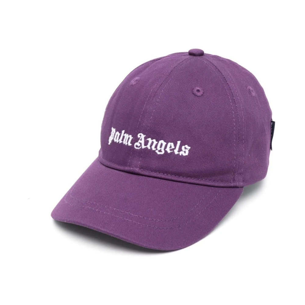Palm Angels Paarse Kinder Baseballpet met Logo Purple Heren