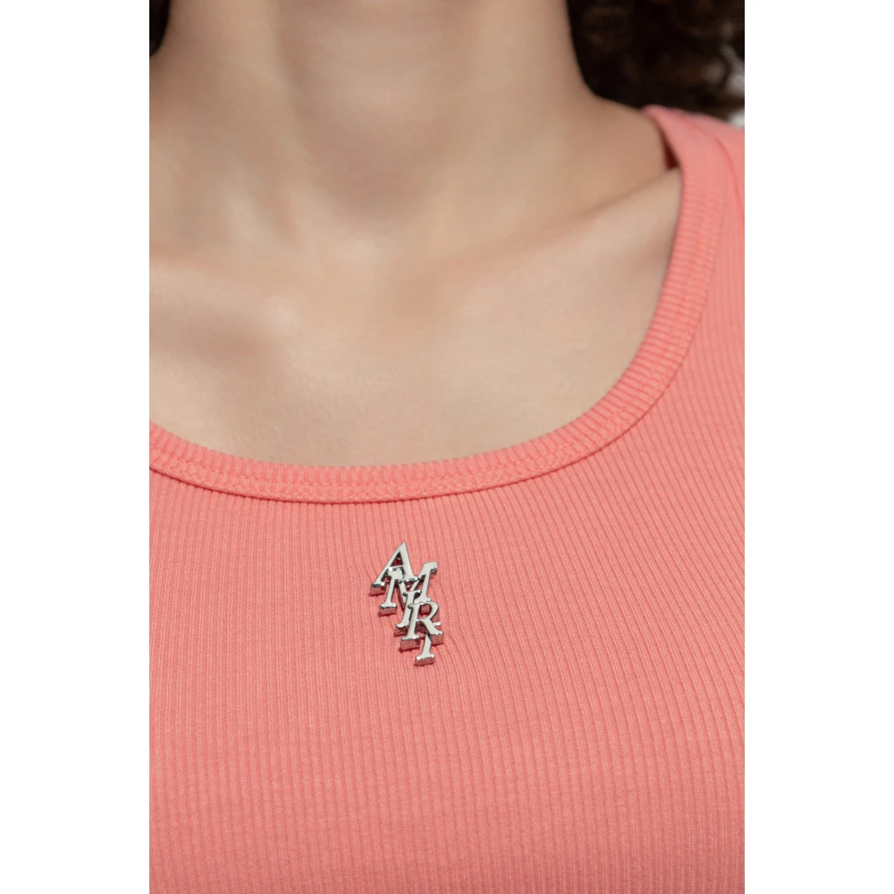 Amiri Ribtop Pink Dames