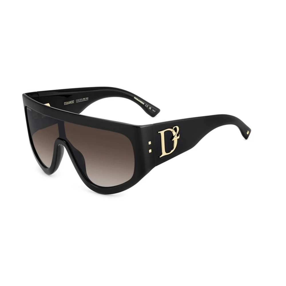 Dsquared2 Unisex Black Sunglasses, One Size, Stylish Sunglasses With Premium Quality