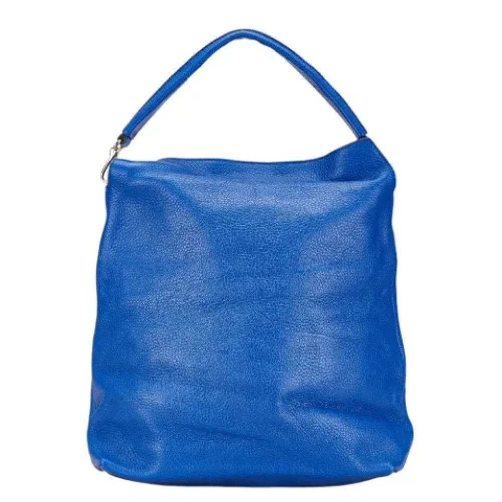 Burberry Vintage Pre-owned Leather handbags Blue Dames