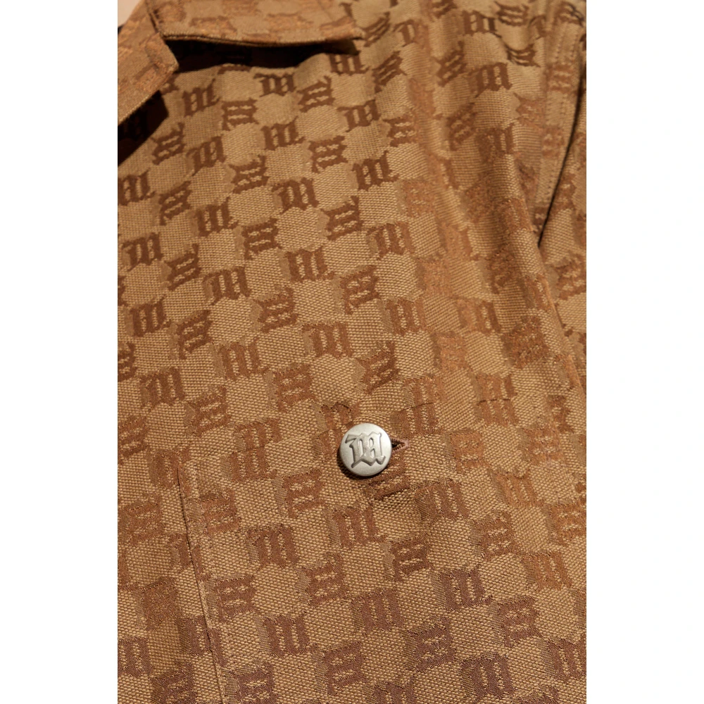Misbhv Overhemd met monogram Brown Heren