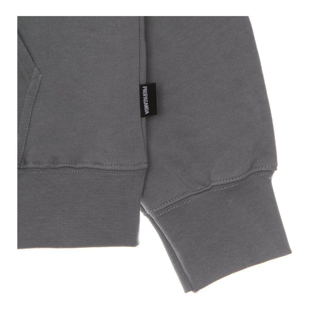 Propaganda Flame Hoodie Grijs Sweatshirt met lange mouwen Gray Heren