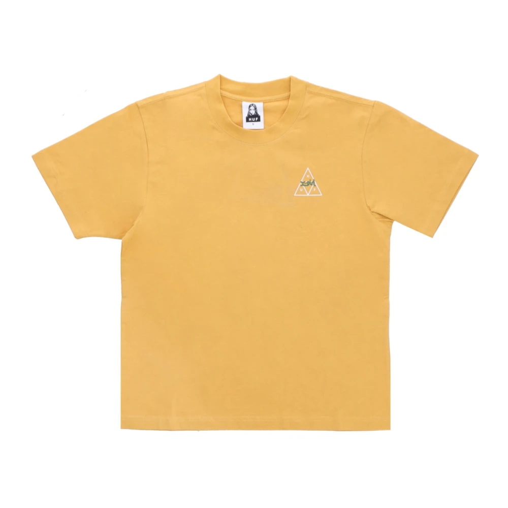 HUF Avslappnad Tee X X-girl Senap T-shirt Yellow, Herr