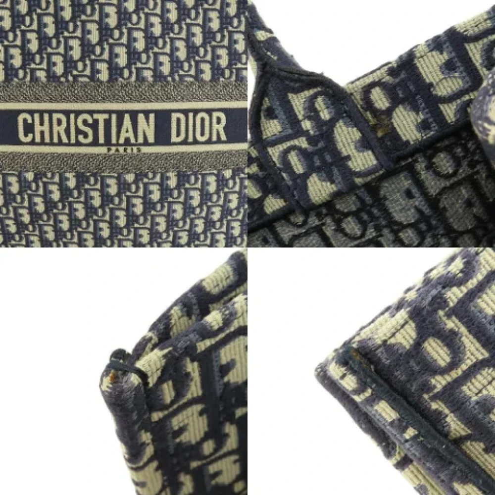 Dior Vintage Pre-owned Canvas totes Blue Dames