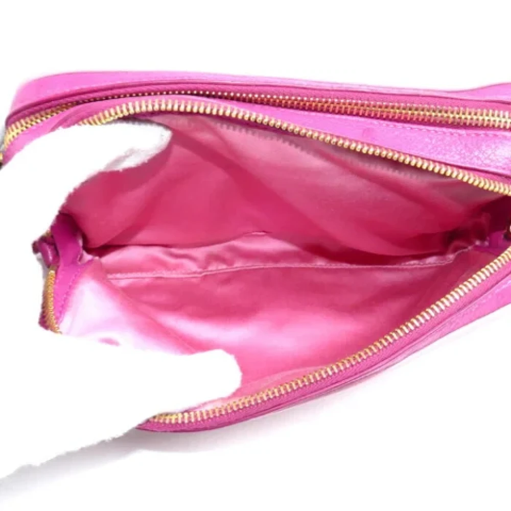 Miu Pre-owned Leather shoulder-bags Pink Dames