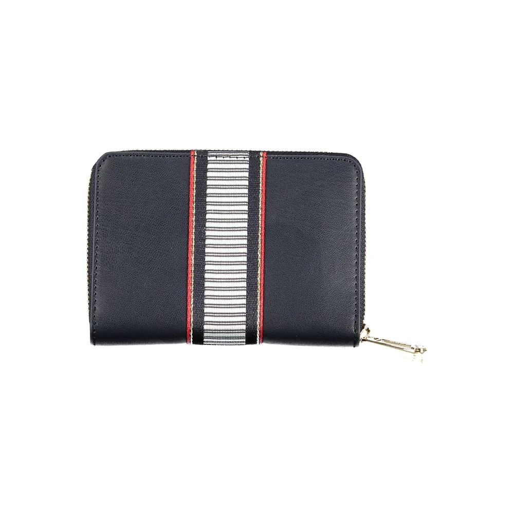 Tommy Hilfiger Blauwe Portemonnee met Rits en Logo Blue Dames