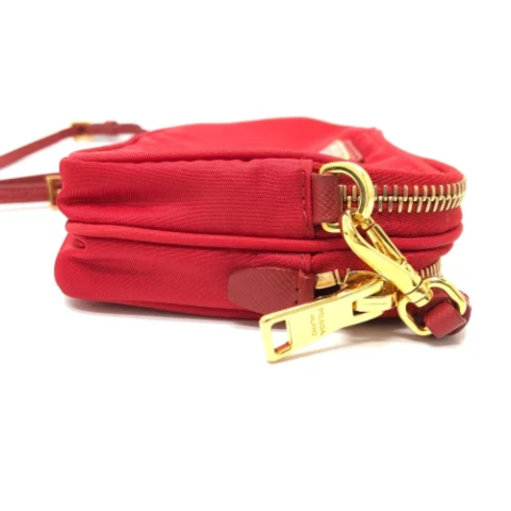 Prada Vintage Pre-owned Fabric prada-bags Red Dames