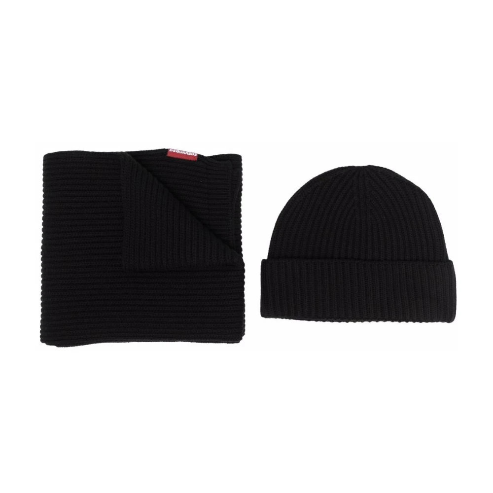 Dsquared2 Uomo Nero Accessori, Taglia Unica, New,