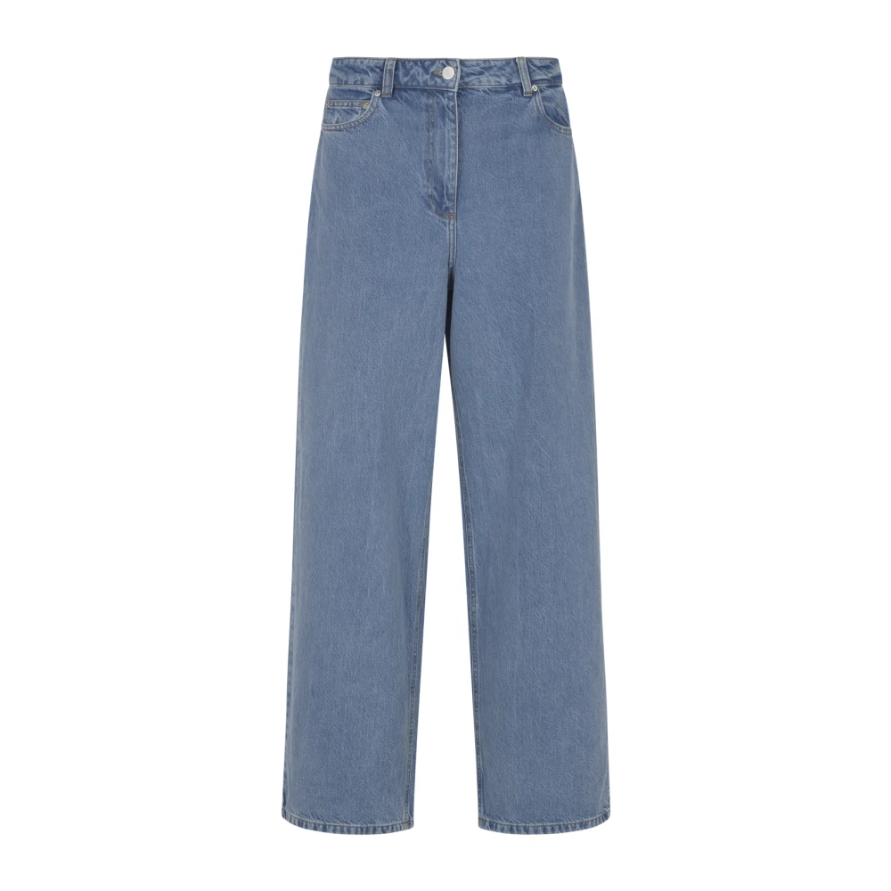 Remain Birger Christensen Denim Cocoon Broek Blue Dames