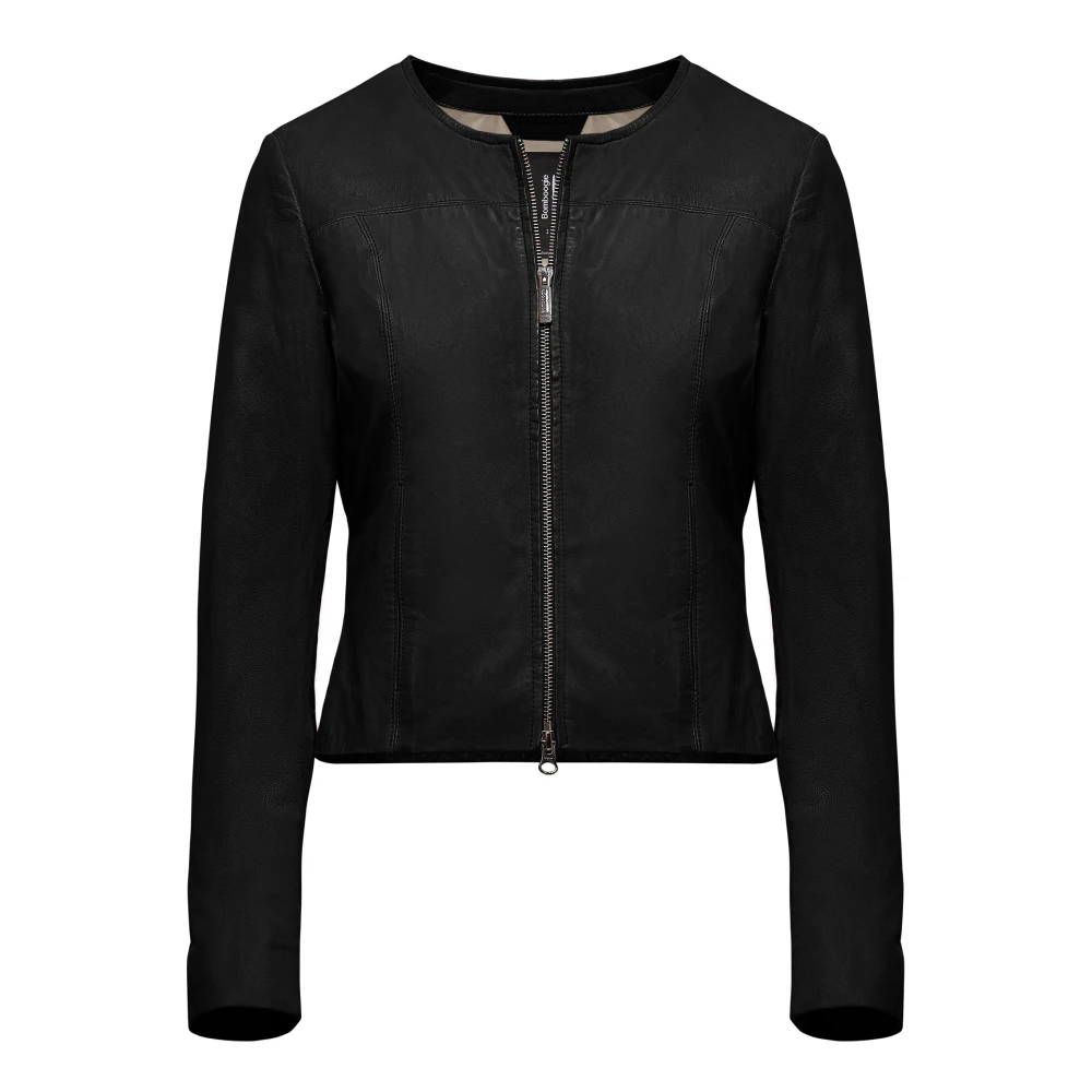 Bomboogie Donna Nero - Galy Leather Jacket - Jackets - S