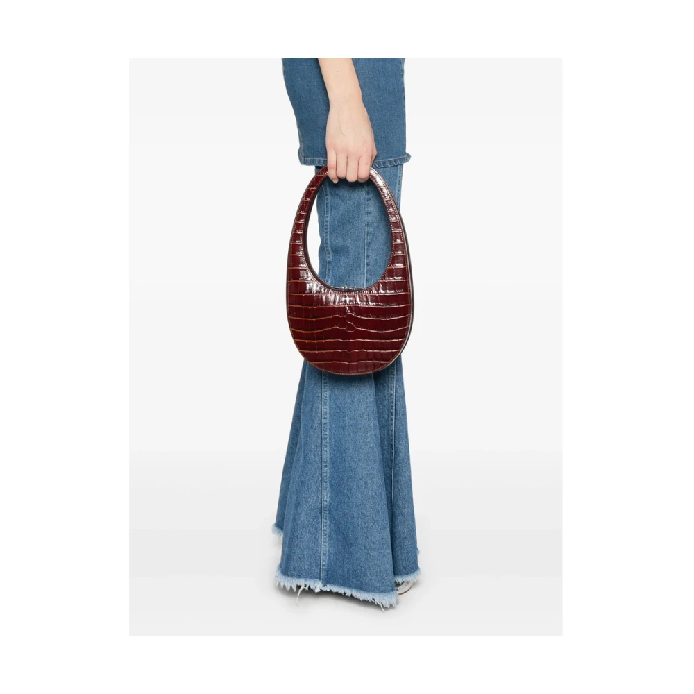 Coperni Bruine Krokodileffect Top Handtas Brown Dames