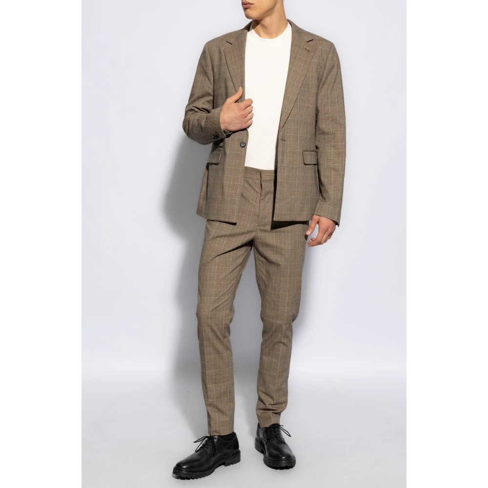 AllSaints T-shirt Orlando Beige Heren