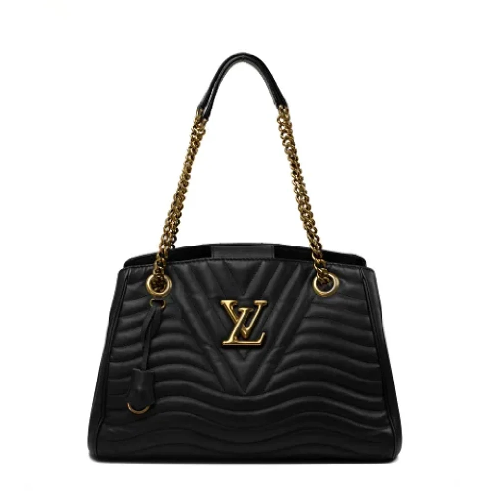 Louis Vuitton Vintage Pre-owned Leather louis-vuitton-bags Black Dames